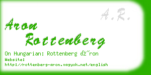 aron rottenberg business card